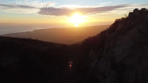 Santa Barbara Sunset Stock Footage 167532632