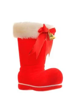 Santa boot Stock Photos