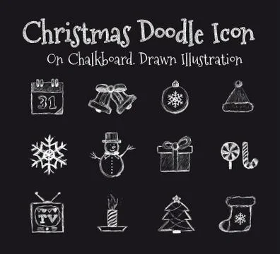 Santa boot with snowflake Stock Illustration