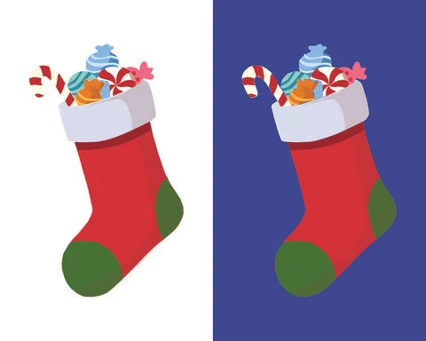 Santa Boots vector file | Editable any changes can be possible Illustrazione stock