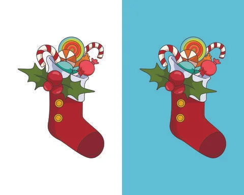 Santa Boots vector file | Editable any changes can be possible Illustrazione stock