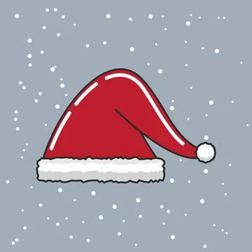 Santa cap icon vector Stock-Illustration