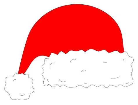 Santa cap 스톡 일러스트