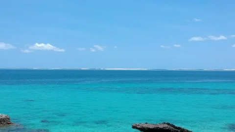 Santa Carolina Island Mozambique Stock Footage