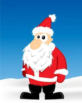 Santa cartoon 스톡 일러스트