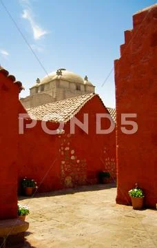 Santa catalina monastery (arequipa) Stock Photos