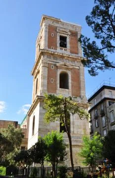 Santa Chiara is a religious complex in Naples, southern Italy Foto stock