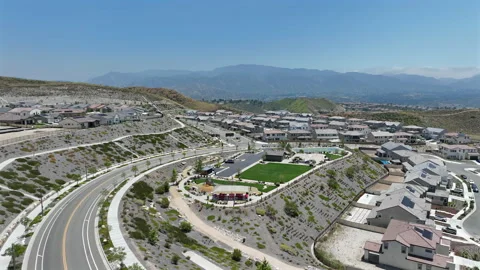 Santa clarita drone Stock Footage 278504902