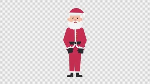 Santa Claus Angry Video stock 205035640