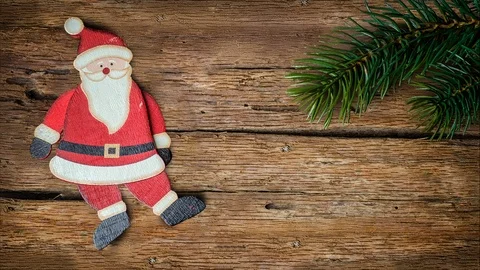 Santa Claus animation Stock Footage 97580026