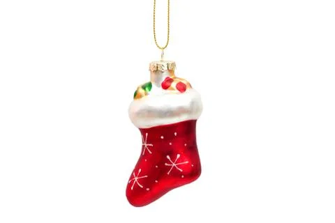 Santa Claus boot Foto stock