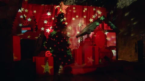 Santa Claus cave Stock Footage 41350401