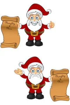 Santa Claus Character 스톡 일러스트