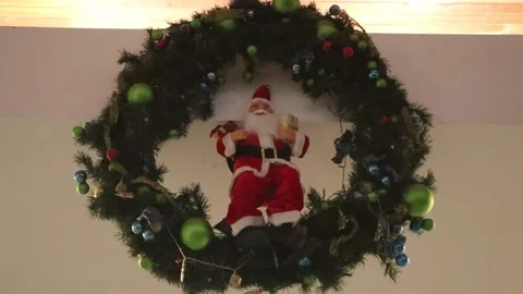Santa Claus Christmas Decoration Stock Footage 228408341