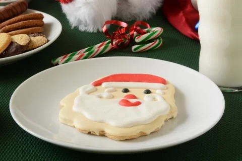 Santa Claus cookie Stock Photos