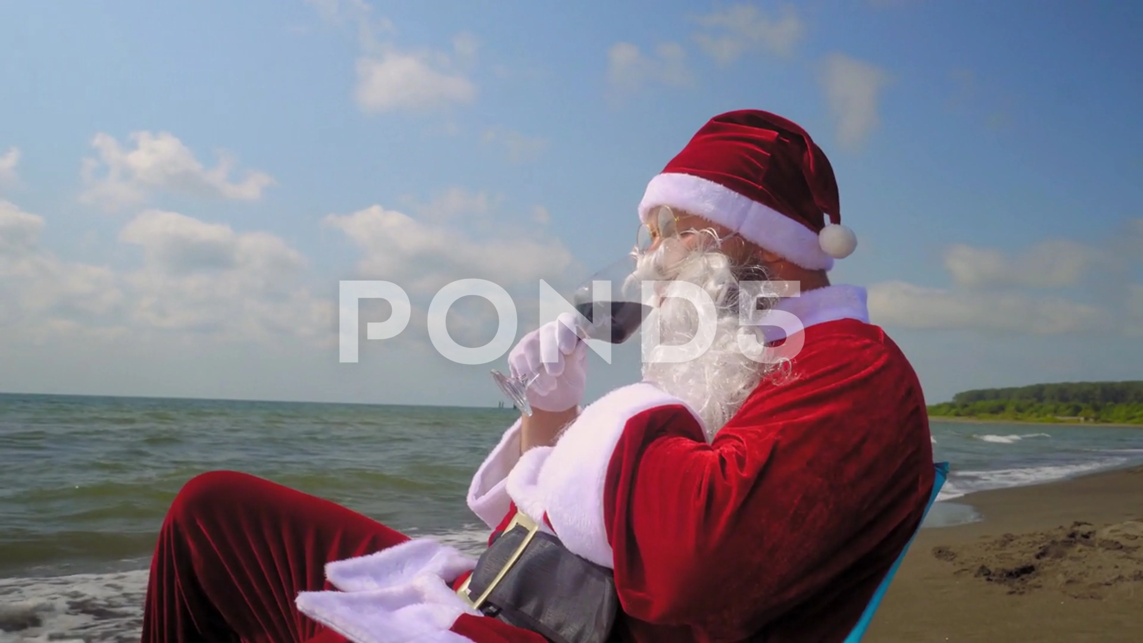 Beach hot sale santa costume