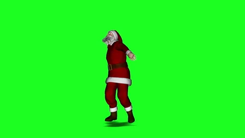 Santa Claus is danced. Samless looped movie. Video stock 95574587