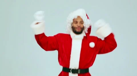 Santa Claus is dancing Stock-Footage 42570952