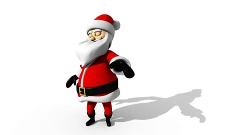 Santa Claus Dancing Loop Stock Footage 69222819