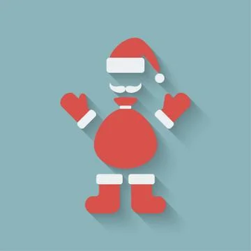 Santa Claus design element Stock Illustration