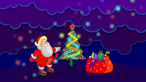 Santa Claus Stock Footage 135222564