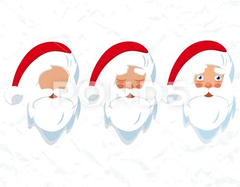 Download Old Man in Santa Claus Hat and Sunglasses Drawing PNG Online -  Creative Fabrica