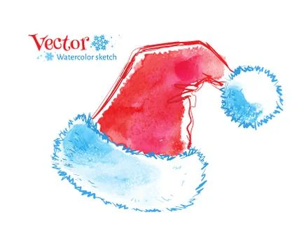 Santa Claus hat Stock Illustration