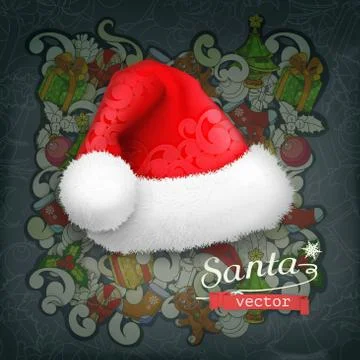 Santa Claus hat Stock Illustration