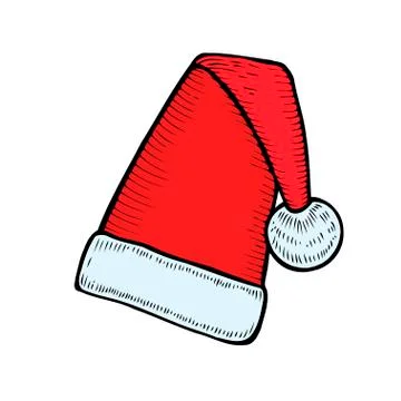 Santa Claus Hat Stock Illustration