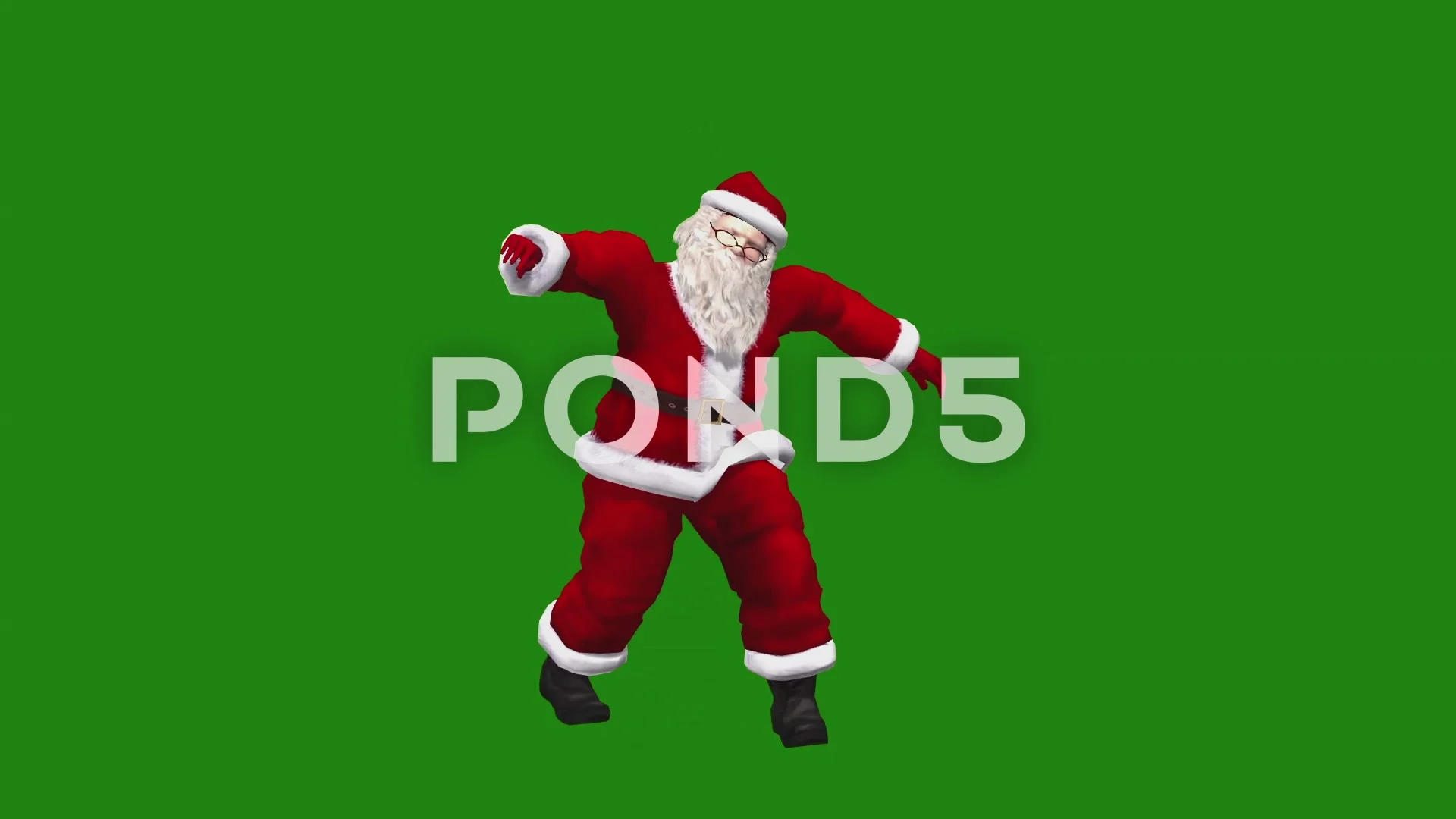 Santa Claus Holiday Hip Hop Dancing on g... | Stock Video | Pond5
