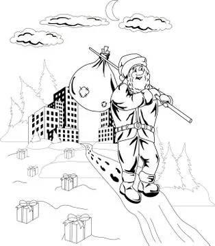 Santa Claus Stock Illustration