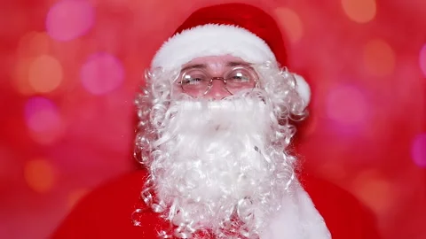 Santa Claus is laughing Stock Footage 165951933