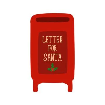 Santa Claus mailbox Stock Illustration