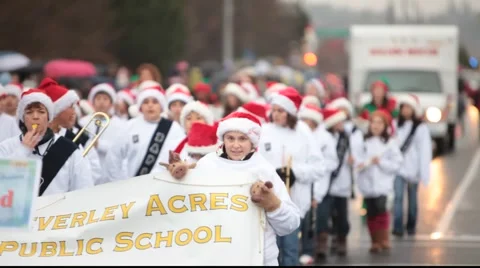  Santa Claus parade  Stock Footage 928872