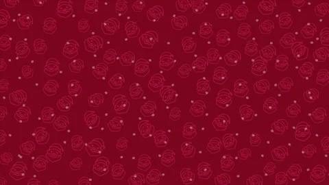 Santa Claus pattern on a Maroon Background Stock Footage 326911485