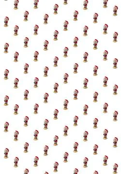 Santa Claus pattern Stock Photos
