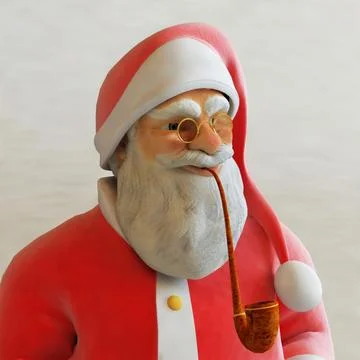 Santa Claus Pose1 3D Model