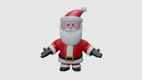 Santa Claus Posture Stock Footage 292108106