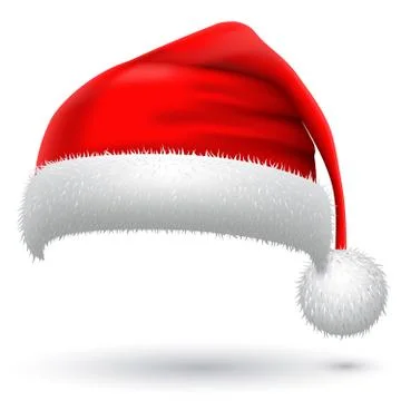 Santa Claus Red Hat Stock Illustration