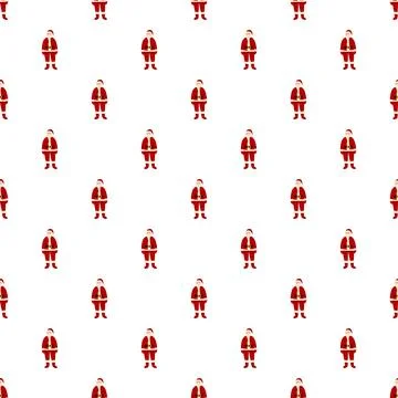 Santa claus repeating pattern for christmas holidays Stock Illustration