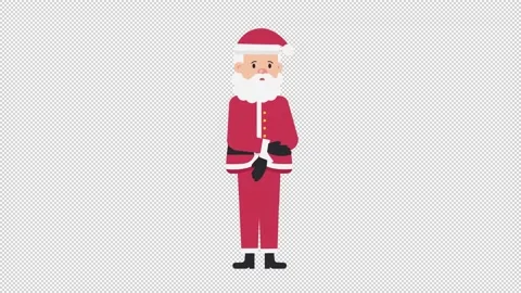Santa Claus Sad Stock Footage 205035965