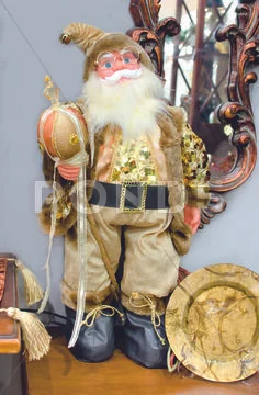 Santa Claus statue Stock Photos