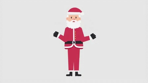 Santa Claus Stressed Stock Footage 205036041