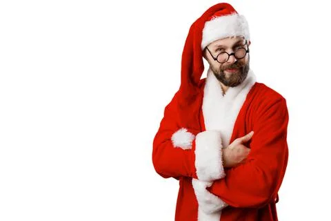 Santa Claus in studio Stock Photos