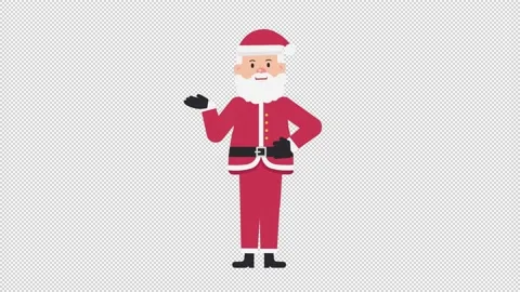 Santa Claus Talking Stock Footage 205054046