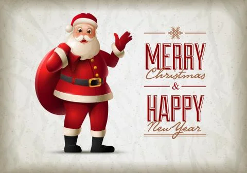 Santa Claus Vector Illustration Stock Illustration