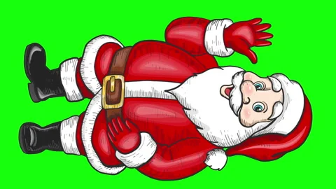  santa claus vertical Stock Footage 257799429