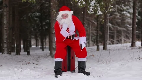 Santa Claus is waiting Stock Footage 165139975