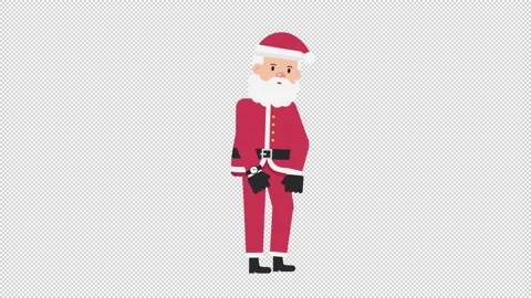 Santa Claus Waiting Video stock 205036150