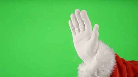 Santa Claus Waving Hand, Gesturing Goodbye Vidéo 288578403